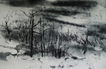 Forest Fire - Intaglio Print Forest Fire - Intaglio Print